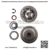 Подходит для бензопилы 036 MS360 3/8 "-7T, комплект подшипников звездочки обода барабана сцепления - Image 2