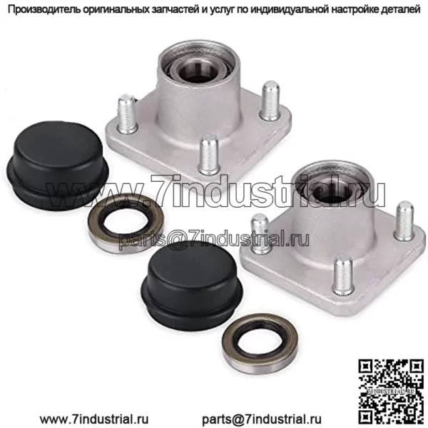 Ступица колеса в сборе для гольф-каров EZGO TXT, Marathon, Medalist, ST 350 и Workhorse DCS 1979–2001.5 гг., OEM# 19058-G2 19932-G1 17477-G1 12992-G1 14926-G1, комплект из 2 шт.