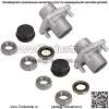 Ступица колеса в сборе для гольф-каров EZGO TXT, Marathon, Medalist, ST 350 и Workhorse DCS 1979–2001.5 гг., OEM# 19058-G2 19932-G1 17477-G1 12992-G1 14926-G1, комплект из 2 шт. - Image 4