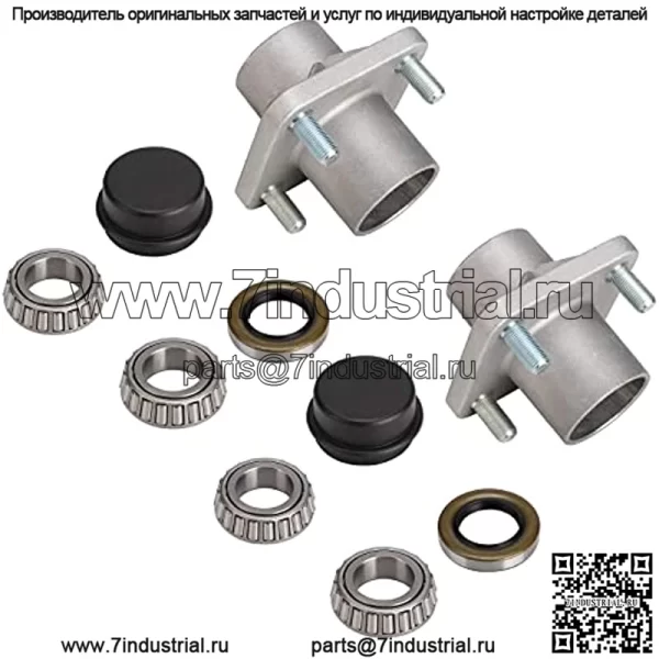 Ступица колеса в сборе для гольф-каров EZGO TXT, Marathon, Medalist, ST 350 и Workhorse DCS 1979–2001.5 гг., OEM# 19058-G2 19932-G1 17477-G1 12992-G1 14926-G1, комплект из 2 шт. - Image 4