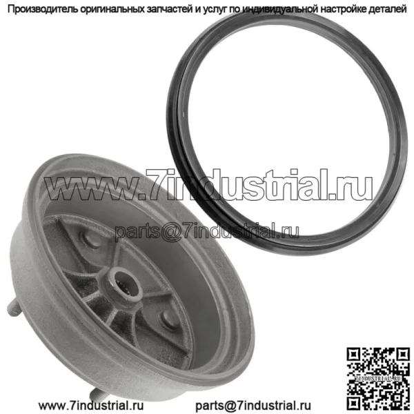 Ступица переднего тормозного барабана подходит для Kawasaki Mule 3010 KAF620 KAF950 2001-2008 гг.