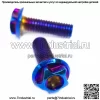 Винт тормозного диска из обожженного титана и нержавеющей стали M8 * 20/M8 * 25, винт для электрического мотоцикла, модифицированный тормоз для электрического мотоцикла Y15 - Image 4