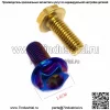 Винт тормозного диска из обожженного титана и нержавеющей стали M8 * 20/M8 * 25, винт для электрического мотоцикла, модифицированный тормоз для электрического мотоцикла Y15 - Image 5