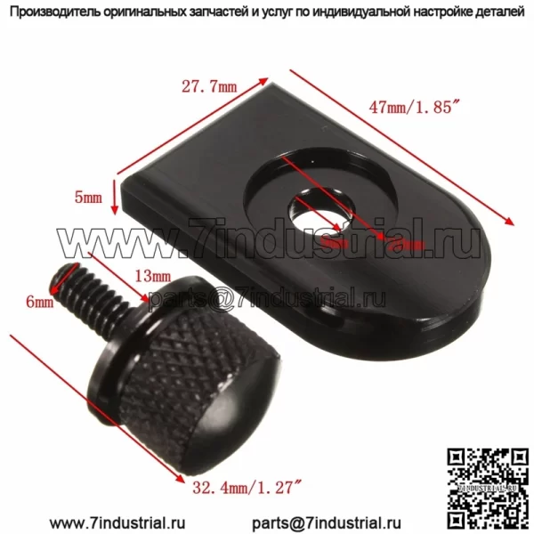 Винт для модификации мотоцикла Harley, винт для подушки, винт с ЧПУ, 6 мм, круглый винт для подушки, черный - Image 5