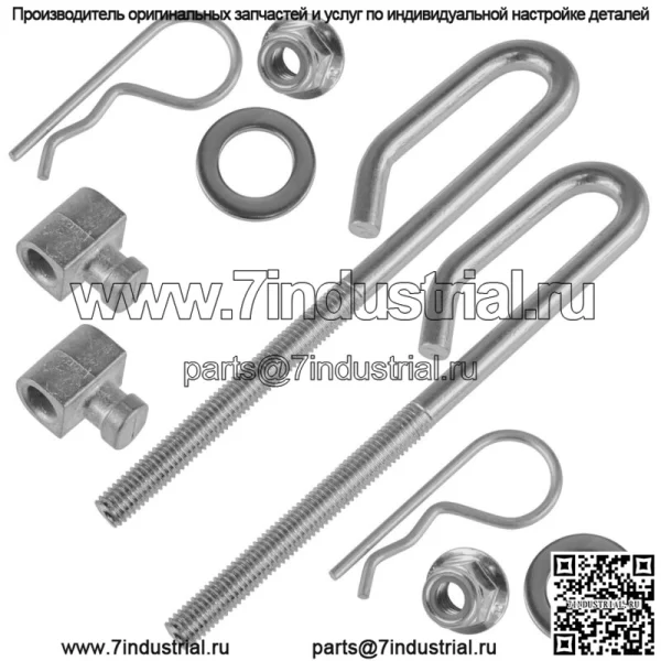 Гайка подъемного болта 2 деки, цапфа подходит для John Deere D100 D105 D110 D120 D125 D130 D140