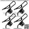 Гайка крыла капота с 4-панельным зажимом подходит для John Deere HPX615E HPX815E M84972 - Image 4