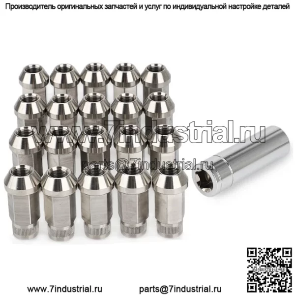 Модифицированная гайка для шин, шестигранная гайка из нержавеющей стали 304, общая длина 19 мм, ступичная гайка 50 мм M12 M14 - Image 2