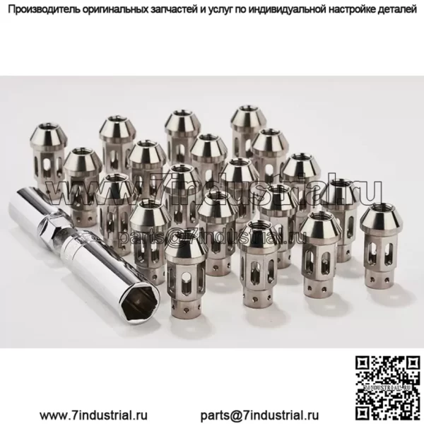 Гайка для модификации автомобиля, легкая гайка из титанового сплава 16 + 4, противоугонная гайка M12 M14 - Image 2