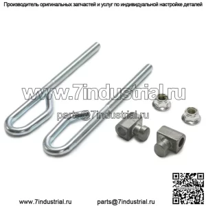 Цапфа гайки подъемного болта с 2 деками для John Deere L120 L130 LA100 LA105 LA110 LA115