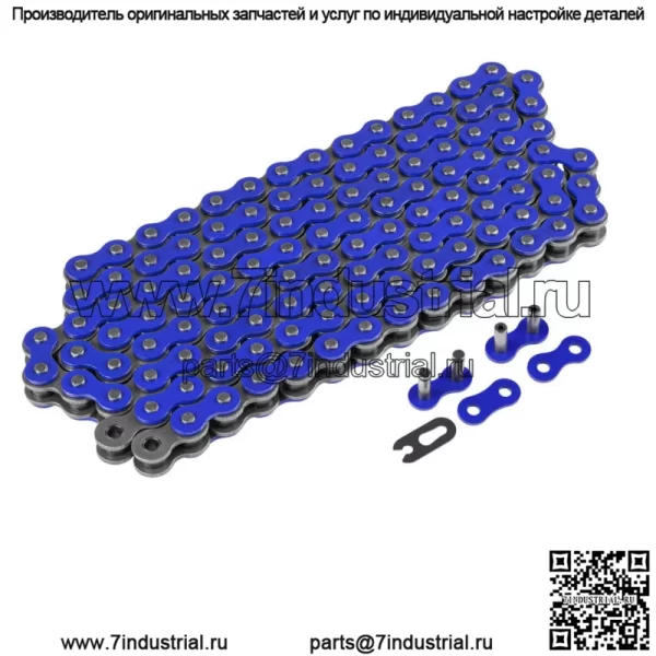 Синяя приводная цепь для Yamaha Banshee 350 YFZ350 1987-2006 гг.