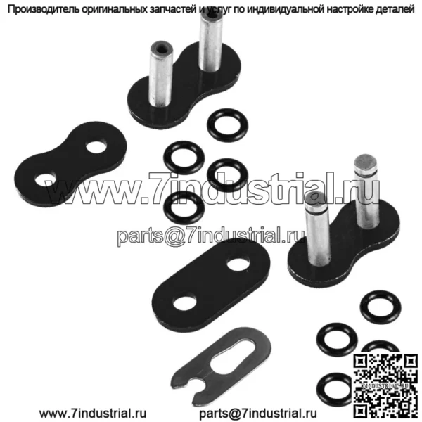 Приводная цепь с уплотнительным кольцом для Yamaha Banshee 350 YFZ350 1997-2006 гг. Черный - Image 5