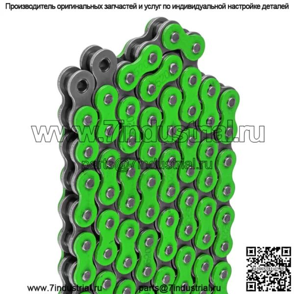Зеленая приводная цепь для квадроцикла, 520 шагов, 120 звеньев, без уплотнительного кольца - Image 4