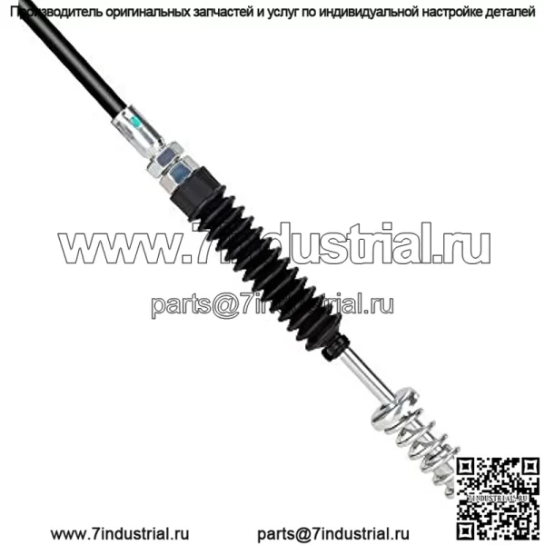 Трос переключения передач вперед и назад для тележки для гольфа в сборе для EZGO TXT ST350 / ST480 Workhorse 1996-2001 гг., длина 50,5 дюйма, OEM № 72341-G01 (обновленная версия с правильной длиной) - Image 4