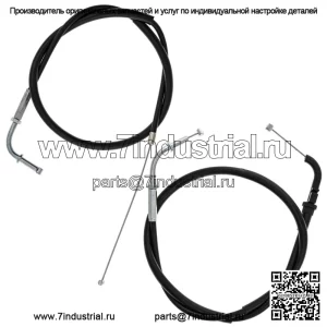 Комплект тросов дроссельной заслонки Push Pull Kawasaki Ninja ZX6 ZX6R ZX600 54012-1395 (Для: Kawasaki)