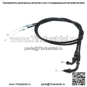 Набор тросов дроссельной заслонки для Honda CB350 CB360 CB400 CB500 CB550 CB750 (Для: Honda)