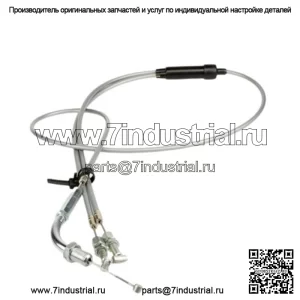 Комплект тросов дроссельной заслонки (серый) Honda CB450 1965-1966 #17910-283-000 / 17910-292-305 (Для: Honda)