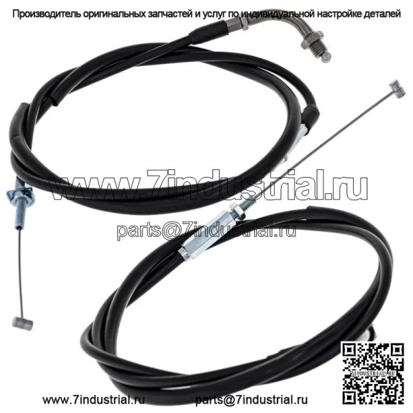 Комплект тросов дроссельной заслонки Push Pull Honda GL1000 GL1000L 17910-MB9-670 (Для: Honda) - Image 2