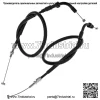 Набор тросов дроссельной заслонки Push Pull для Honda CBR600F2 CBR600F3 17910-MV9 (для: Honda) - Image 2