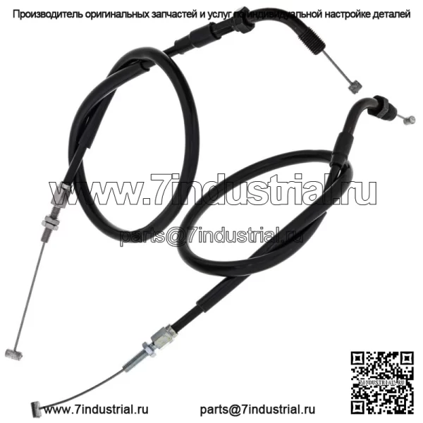 Набор тросов дроссельной заслонки Push Pull для Honda CBR600F2 CBR600F3 17910-MV9 (для: Honda) - Image 2