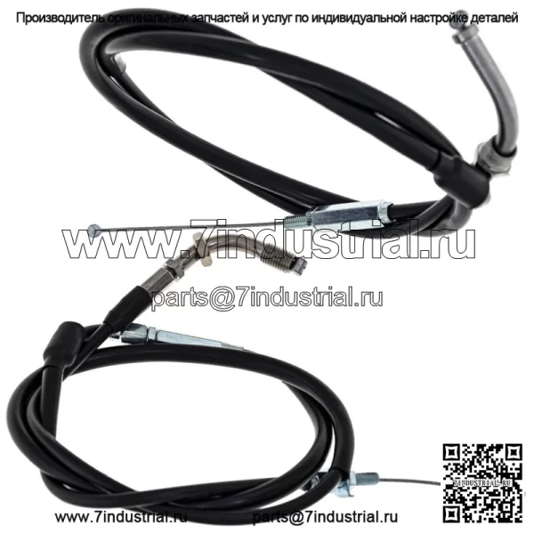 Комплект тросов дроссельной заслонки Push Pull Honda GL1200A 17910-MG9-770 17920-MG9-770 (Для: Honda) - Image 2