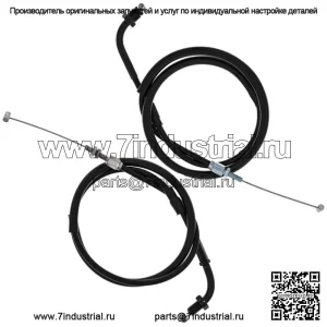 Комплект тросов дроссельной заслонки Push Pull Honda CB650SC 17910-MB0-950 17920-MB0-405 (Для: Honda)
