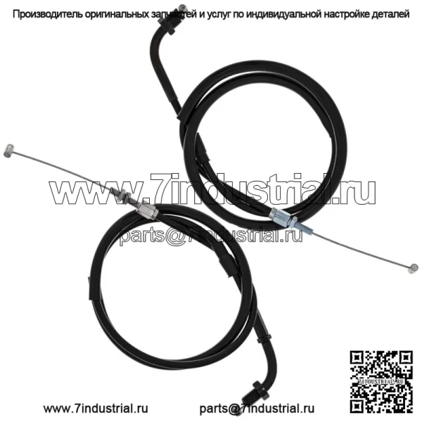 Комплект тросов дроссельной заслонки Push Pull Honda CB650SC 17910-MB0-950 17920-MB0-405 (Для: Honda)
