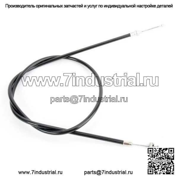Черный виниловый трос дроссельной заслонки 02-0021 Honda Shadow VLX600 NOS H6 (для: Honda)