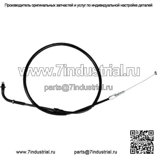 02-0100 — черный виниловый трос дроссельной заслонки (для: Honda)