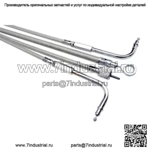 Подходит для Honda VTX1300R 2005 года выпуска. Трос дроссельной заслонки из нержавеющей стали Armor Coat 62-0421 (для: Honda)