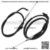 Комплект тросов дроссельной заслонки Push Pull Honda CB550 CB750 17910-300-040 17920-MC8-405 (Для: Honda) - Image 2