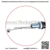Подходит для 1995-2005 105 см трос дроссельной заслонки для Yamaha Wolverine 350 YFM350FX 4x4 (для: Yamaha) - Image 2