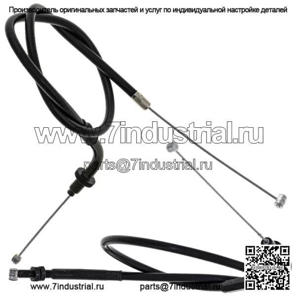 Комплект тросов дроссельной заслонки Push Pull Yamaha FZR600R 3EN-26311-01-00 3EN-26312-00 (для: Yamaha) - Image 2