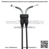 Комплект тросов дроссельной заслонки для Suzuki DR 650 R / 58300-12E00 - Image 3