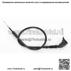 Подходит для Suzuki DR-Z125L 2004 года выпуска, черный виниловый трос дроссельной заслонки 053668