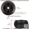 Комплект колес для деки подходит для John Deere LT133 LT155 LT160 LT170 42 дюйма AM116299 AM133602 - Image 2