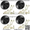 Комплект 4-дековых колес подходит для John Deere 160 165 SX95 SRX95 38 дюймов LTR180 AM116299 AM133602