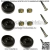 4 новых колеса для деки подходят для John Deere L100 L110 L120 L130 L105 L107 с болтами и гайками