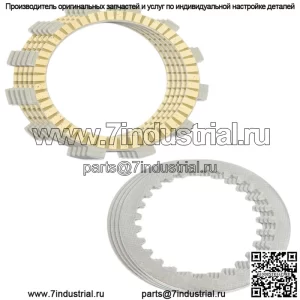 Фрикционные и стальные пластины сцепления для Yamaha YZ250 1979 г.