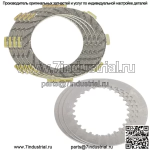 Фрикционные и стальные пластины сцепления для Kawasaki Ke100 1976-2001/Kh100 1976 1977 гг.