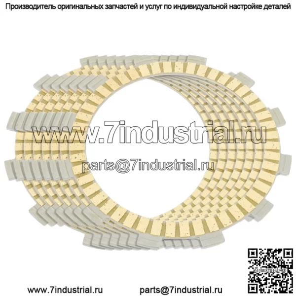 Фрикционные диски сцепления Yamaha XS360 XS400 XS400S 1976-1983 гг.