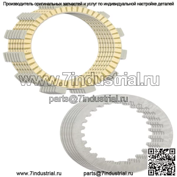 Фрикционные и стальные пластины сцепления для Yamaha It465 1981 1982/YZ465 1980 1981