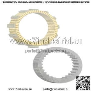 Фрикционные и стальные пластины сцепления для Kawasaki Ninja 600 600Rx ZX600 1985-1987 гг.