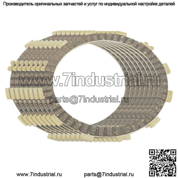 Фрикционные диски сцепления для Kawasaki KDX250 1991 1992 1993 1994 гг.
