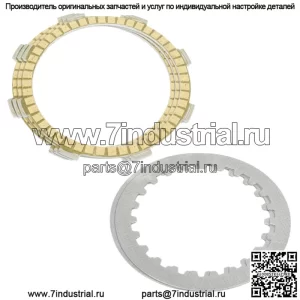 Фрикционные и стальные пластины сцепления для Yamaha DT50 DT80 GT80 Gtmx Mx80 YZ50