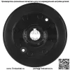 Приводной шкив лезвия для John Deere 180 185 46 дюймов палубы 1986-1990 гг. - Image 4