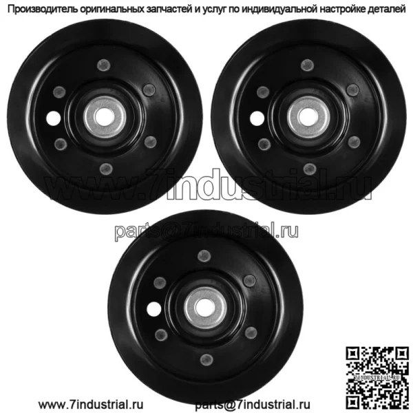 3 плоских натяжных шкива для Toro SW5000 MX5050 MX6050 50-дюймовая дека 132-9420 1329420 - Image 3