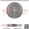 НОВЫЙ ЛИСТИНГ275-124 275124 UC23728 GX20367 Шкив шпинделя для деки John Deere 42 дюйма, 2 шт. - Image 2