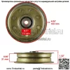 Плоский натяжной шкив для MTD 756-0365 756-0365P 7560627 756-0627 - Image 2