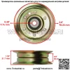 Натяжной шкив для мастера Husqvarna GTH2654 GTH2754 Gtvh200 Gtvh205 Hvgtk180 - Image 2