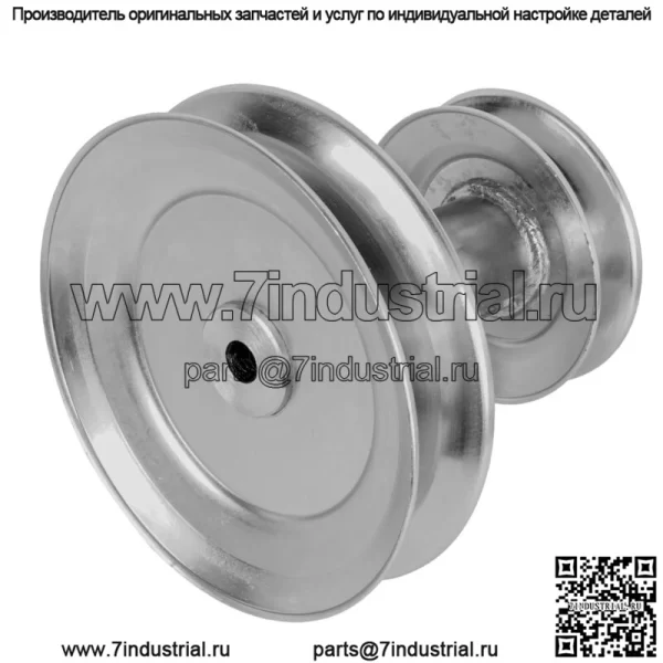 532175410 шкив двигателя 187618 двойной для Хускварна ЛТХ1342 ЛТХ1742 ЛТХ18542
